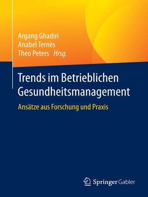 cover image of Trends im Betrieblichen Gesundheitsmanagement